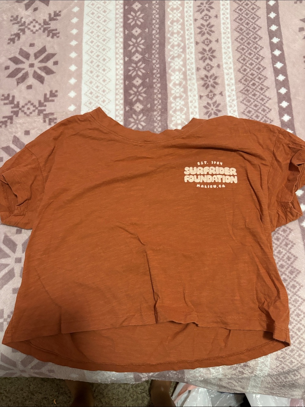 Women  Rust Graphic Tee